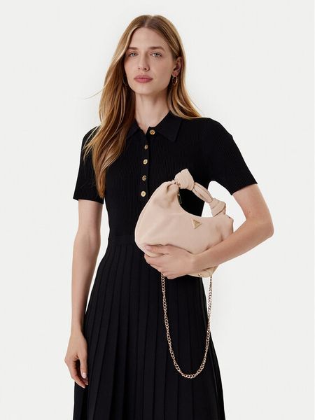 Guess Torebka Isotta HWSG96 60010 Beżowy. Brązowe torebki klasyczne Guess, z aplikacjami, ze skóry, bez dodatków. Za 398.99 zł.
