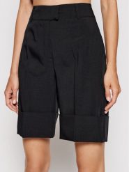Herskind Szorty materiałowe Baba 4001519 Czarny Regular Fit. Czarne szorty Herskind, bez wzorów, z materiału. Za 749.99 zł.