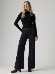 Levi's Dżinsy - Comfort fit - w kolorze granatowym rozmiar: W26/L32. Niebieskie jeansy Levi's, l, z aplikacjami. Za 166.10 zł.