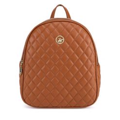 Plecak Beverly Hills Polo Club. Brązowe plecaki Beverly Hills Polo Club, bez wzorów, bez dodatków. Za 249.99 zł.
