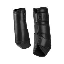 Zamknięte z przodu buty dla koni PS of Sweden Premium (x2). Czarne buty treningowe PS OF SWEDEN, bez wzorów, bez zapięcia, do jazdy konnej. Za 389.00 zł.