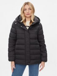 United Colors Of Benetton Kurtka puchowa 2NIWDN013 Czarny Regular Fit. Czarne kurtki United Colors Of Benetton, bez wzorów, z puchu, bez kaptura. Za 459.99 zł.