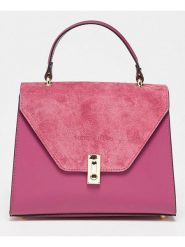 Victor & Hugo Paris Skórzana torebka "Shak" w kolorze różowym - 23,5 x 20 x 10 cm rozmiar: onesize. Różowe torebki klasyczne Victor & Hugo Paris, bez wzorów, z materiału, bez dodatków. Za 260.99 zł.