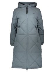 Alife and kickin Płaszcz zimowy "Enya" w kolorze błękitnym rozmiar: L. Niebieskie płaszcze Alife and Kickin, na zimę, l, bez wzorów, z puchu, bez kaptura. Za 346.18 zł.