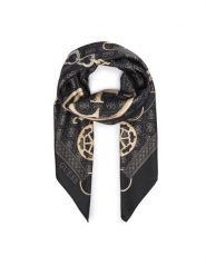 Guess Chusta AW5682 POL90 Czarny. Czarne chusty Guess, z aplikacjami, z poliesteru. Za 194.99 zł.