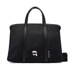 Torebka KARL LAGERFELD. Czarne torebki klasyczne KARL LAGERFELD, bez wzorów, klasyczne, bez dodatków. Za 619.99 zł.