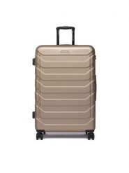 GINO ROSSI Walizka duża GIN-L-002-05-GOLD Złoty. Żółte walizki Gino Rossi, duże. Za 299.99 zł.