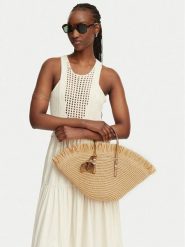 MICHAEL Michael Kors Torebka Isa 30S6S9FT1W Beżowy. Brązowe torebki klasyczne MICHAEL Michael Kors, bez wzorów, z syntetyku, bez dodatków. Za 1,049.00 zł.