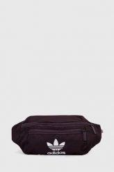 Adidas Originals nerka kolor fioletowy. Fioletowe nerki i saszetki adidas Originals, bez wzorów, z materiału, z nadrukiem, bez dodatków. W wyprzedaży za 83.99 zł.