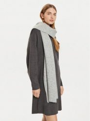 Tommy Hilfiger Szalik Luxe AW0AW16646 Szary. Szare szaliki i kominy Tommy Hilfiger, bez wzorów, z materiału. Za 459.99 zł.