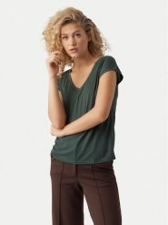 Vero Moda T-Shirt Filli 10247666 Zielony Regular Fit. Zielone t-shirty Vero Moda, xs, bez wzorów, z syntetyku, bez kołnierzyka, bez ramiączek. Za 99.99 zł.