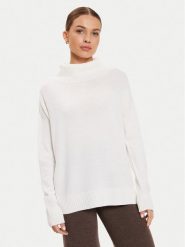 Max Mara Leisure Golf Superbo 2426366148 Biały Relaxed Fit. Białe swetry Max Mara Leisure, s, bez wzorów, z wełny, bez ramiączek. Za 679.99 zł.