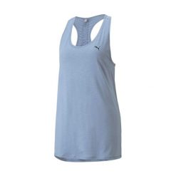 Tank Top treningowy damski PUMA Studio Foundation Relax. Niebieskie topy Puma, s, bez wzorów, sportowe, bez kołnierzyka, bez ramiączek. Za 109.75 zł.