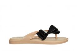 Japonki Melissa Flip Flop Cute Ad Beige Black 010457, Beżowy, Guma - 40. Brązowe japonki Melissa, bez wzorów, z gumy. W wyprzedaży za 224.10 zł.