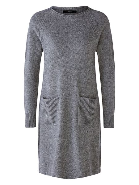 Oui Sukienka w kolorze szarym rozmiar: 42. Szare sukienki Oui, na co dzień, bez wzorów, bez kołnierzyka, bez ramiączek, midi, proste. Za 434.99 zł.