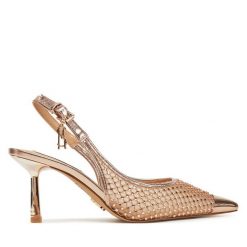 Sandały Steve Madden. Żółte sandały Steve Madden, bez wzorów, bez obcasa, na szpilce, bez zapięcia. Za 599.99 zł.