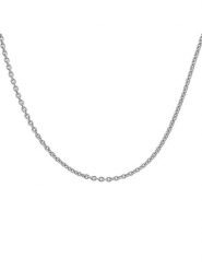 CHARM'S Srebrny naszyjnik - dł. 43 cm rozmiar: onesize. Szare naszyjniki CHARM'S, z materiału, srebrne. Za 119.12 zł.