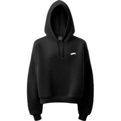 Bluza sportowa damska Vans VN000P5PBLK1. Czarne bluzy z kapturem Vans, xl, bez wzorów, z bawełny, z kapturem. Za 451.00 zł.