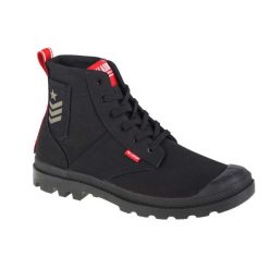Buty sportowe Sneakersy unisex, Palladium Pampa Hi Army. Czarne buty sportowe lifestyle Palladium, bez wzorów, z gumy, sportowe, bez zapięcia. Za 588.00 zł.