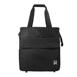 Torba na bagażnik rowerowy Willex Smart Shopper. Czarne shopper bag Willex, bez wzorów, sportowe, bez dodatków. Za 347.00 zł.