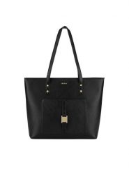 JENNY Torebka JNY-M-005-07 Czarny. Czarne torebki klasyczne Jenny, bez wzorów, z tworzywa sztucznego, bez dodatków. Za 139.99 zł.