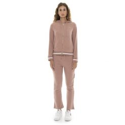 Bluza z kaptur na co dzień na siłownię. Brązowe bluzy LEONE 1947 APPAREL, bez wzorów, z dresówki, sportowe, bez ramiączek, bez kaptura. W wyprzedaży za 273.65 zł.