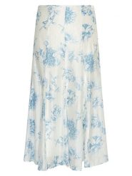MOSS COPENHAGEN Spódnica w kolorze białym rozmiar: XS. Białe spódnice Moss Copenhagen, na co dzień, xs, bez wzorów, maxi, proste. Za 249.95 zł.