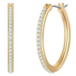 Yokoamii Kolczyki z mosiadzu w kolorze zlotym z cyrkonia 1 ct Damski. Żółte kolczyki Yokoamii, z cyrkonią, pozłacane. Za 159.99 zł.