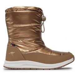 Śniegowce KangaRoos. Brązowe śniegowce KangaROOS, bez wzorów, bez zapięcia. Za 289.99 zł.