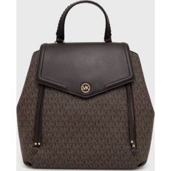 MICHAEL Michael Kors plecak kolor brązowy. Brązowe plecaki MICHAEL Michael Kors, bez wzorów, do ręki, bez dodatków. Za 1,599.90 zł.