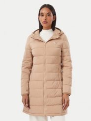Guess Kurtka zimowa V4YL05 WF3X0 Beżowy ciemny Regular Fit. Brązowe kurtki Guess, na zimę, xl, z aplikacjami, z syntetyku, bez kaptura. Za 694.99 zł.