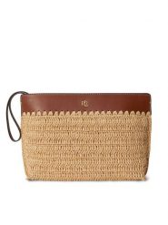 LAUREN RALPH LAUREN Kopertówka 432P10519001 Brązowy. Brązowe kopertówki Lauren Ralph Lauren, bez wzorów, z syntetyku, bez dodatków. Za 989.99 zł.