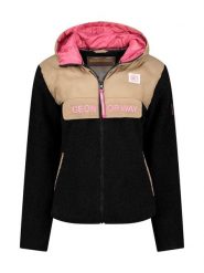Geographical Norway Kurtka polarowa "Techic" w kolorze czarnym rozmiar: XL. Czarne kurtki Geographical Norway, xl, bez wzorów, z polaru, bez kaptura. Za 166.88 zł.