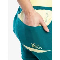 Spodenki wspinaczkowe damskie La Sportiva Mantra Short. Zielone szorty La Sportiva, bez wzorów. Za 324.99 zł.