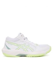 Asics Buty halowe Gel-Task Mt 5 1072A134 Biały. Białe buty treningowe ASICS, bez wzorów, ze skóry, bez zapięcia. Za 409.99 zł.