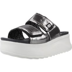 Sandały HEY DUDE DELRAY SLIDE CLASSIC Srebrny. Szare sandały PRO BRANDS, bez wzorów, z syntetyku, bez obcasa, bez zapięcia. Za 264.99 zł.