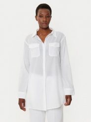 LAUREN RALPH LAUREN Koszula 20501076 Biały Regular Fit. Białe koszule Lauren Ralph Lauren, m, bez wzorów, z bawełny, bez kołnierzyka, bez ramiączek. Za 489.99 zł.