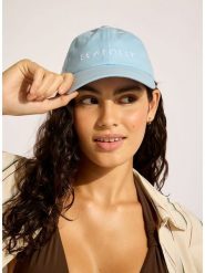 Seafolly Czapka w kolorze błękitnym rozmiar: onesize. Niebieskie czapki z daszkiem Seafolly, bez wzorów, z bawełny. Za 116.32 zł.