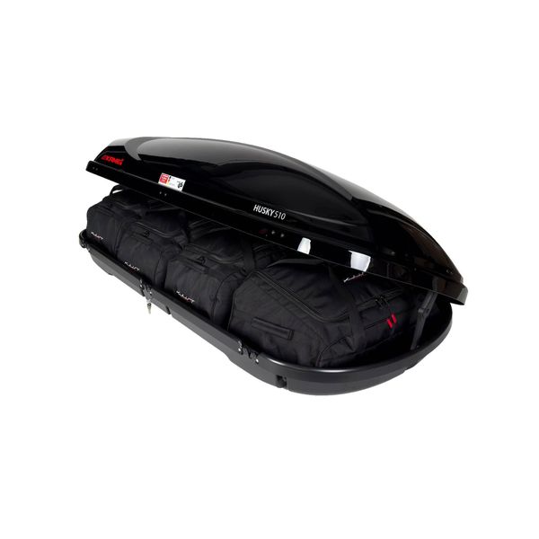Torby Do Boksu Dachowego Kamei Husky 510 4Szt Kjust. Czarne torby podróżne KJUST, bez wzorów. Za 840.00 zł.