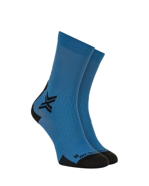 Skarpety X-Socks Bike Perform Crew Blue. Niebieskie skarpetki X-Socks, bez wzorów. Za 78.00 zł.