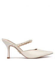 Steve Madden Klapki Brecki-P 11003668 Biały. Białe klapki Steve Madden, bez wzorów, z materiału, bez obcasa, bez zapięcia. Za 599.99 zł.