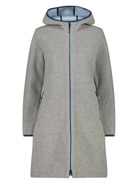 CMP Płaszcz w kolorze szarym rozmiar: 42. Szare płaszcze CMP, bez wzorów, z syntetyku, bez kaptura. Za 419.69 zł.