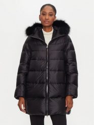 Hetregó Kurtka puchowa Hanna 8N602F Czarny Regular Fit. Czarne kurtki HETREGO, bez wzorów, z puchu, bez kaptura. Za 1,369.00 zł.