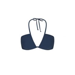 Damski top do kostiumu kąpielowego Barts Solid Plunge Halter. Niebieskie bikini Barts, bez wzorów. Za 194.50 zł.