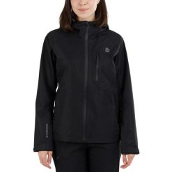 Płaszcz przeciwdeszczowy damski Fundango Piora Waterproof. Czarne kurtki przeciwdeszczowe FUNDANGO, m, bez wzorów, z poliesteru, eleganckie, bez kaptura. Za 419.90 zł.