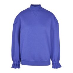 Bluza damska Urban Classics turtleneck crew. Niebieskie bluzy Urban Classics, bez wzorów, bez ramiączek, bez kaptura. Za 214.00 zł.