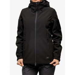 Kurtka softshell damska Helikon-Tex Gunfighter Woman's Jacket. Czarne kurtki przejściowe sportowe HELIKON-TEX, s, bez wzorów, z softshellu, bez kaptura, trekkingowe. Za 482.99 zł.