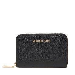 Portfel MICHAEL Michael Kors. Czarne portfele MICHAEL Michael Kors, bez wzorów. Za 369.99 zł.