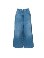 Pinko Jeansy "Hans Coulotte" | 1V10U2 Y5RF | Kobieta | Niebieski. Niebieskie jeansy Pinko, s, bez wzorów, z bawełny, eleganckie. W wyprzedaży za 369.00 zł.