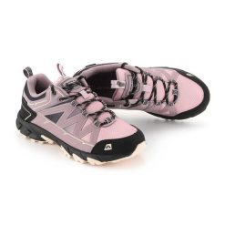 Niskie buty turystycznie damskie Alpine Pro Uhese. Fioletowe buty treningowe Alpine Pro, na lato, bez wzorów, z gumy, przed kostkę, bez zapięcia, trekkingowe. Za 399.00 zł.